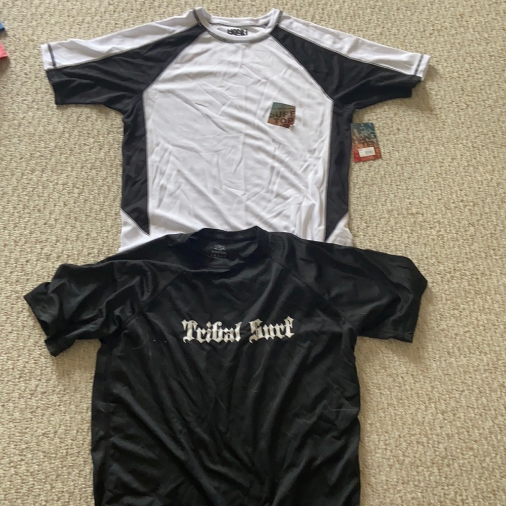 2 kids rash guards (Hang-ten, Tribal Surf)